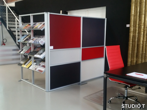 TETRIX - Freestanding modular office screen _ STUDIO T