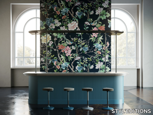 DECOUPAGE - Ecological wallpaper with floral pattern _ STYL’EDITIONS