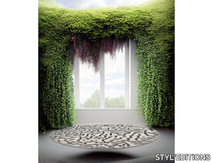 COUNTDOWN - Round polyester fibre rug _ STYL’EDITIONS