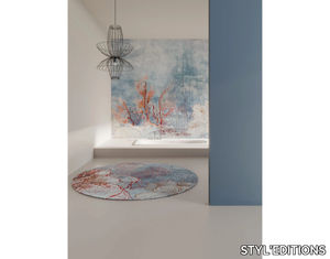 REM - Round polyester fibre rug _ STYL’EDITIONS