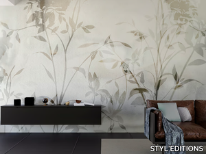 VELATURE - Wallpaper with floral pattern _ STYL’EDITIONS