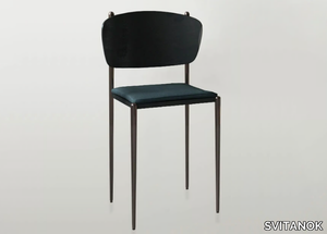 SPIRE - Wooden chair with integrated cushion _ SVITANOK