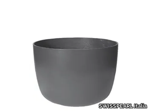 KYOTO LOW - Low cement flower pot _ SWISSPEARL Italia