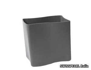 WAVE - Low cement garden vase _ SWISSPEARL Italia