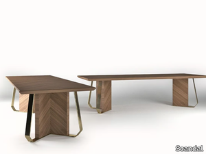 INTRIGUE - Rectangular dining table _ Scandal