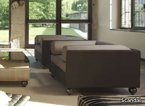 CUBICA - Armchair with armrests _ Scandal