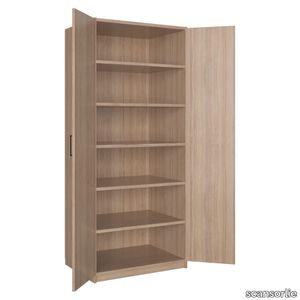 Scan, double cabinet with shelves