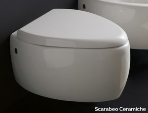 MOAI - Wall-hung ceramic toilet _ Scarabeo Ceramiche