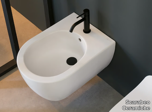 GLAM - Wall-hung ceramic bidet _ Scarabeo Ceramiche