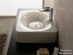 FUJI - Ceramic washbasin _ Scarabeo Ceramiche