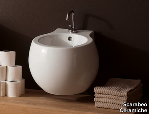 PLANET - Wall-hung ceramic bidet _ Scarabeo Ceramiche