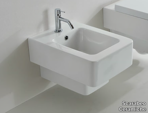 TEOREMA - Wall-hung ceramic bidet _ Scarabeo Ceramiche