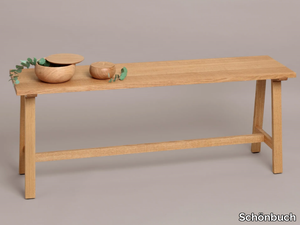 ALMA - Solid wood bench _ Schönbuch