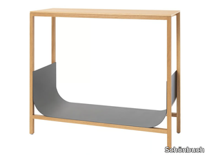 TUB - Rectangular solid wood console table _ Schönbuch