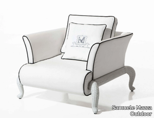 CANOPO - Fabric garden armchair with removable cover _ Samuele Mazza Outdoor