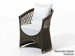 VEGA - Upholstered garden fabric easy chair _ Samuele Mazza Outdoor