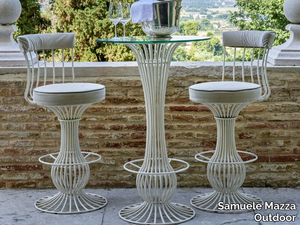 SIRIO - Iron high table _ Samuele Mazza Outdoor