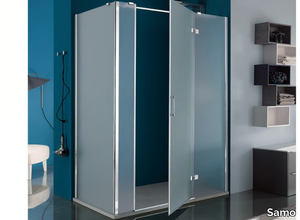 GRAND POLARIS - Rectangular shower cabin with hinged door _ Samo