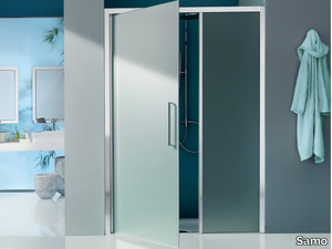 EUROPA SP - Niche shower cabin with hinged door _ Samo