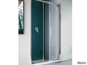 EUROPA - Niche shower cabin with hinged door _ Samo