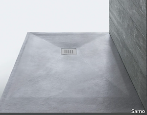 STONEFIT - Gray custom shower tray _ Samo