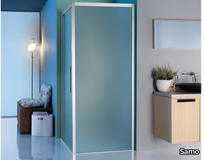 EUROPA SP - Corner rectangular shower cabin _ Samo