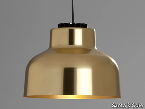 M64 - LED brass pendant lamp _ Santa & Cole