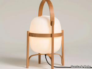 CESTA - LED wood and glass table lamp _ Santa & Cole