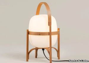 CESTITA - LED wood and glass table lamp _ Santa & Cole