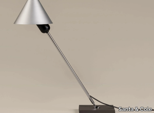 GIRA - LED adjustable chrome plated steel desk lamp _ Santa & Cole