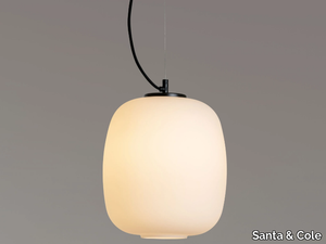 GLOBO CESTITA - LED opal glass pendant lamp _ Santa & Cole