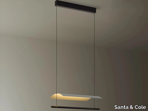 LÁMINA 45/85 - LED metal pendant lamp _ Santa & Cole