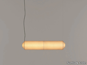 TEKIÒ HORIZONTAL - LED dimmable japanese paper pendant lamp _ Santa & Cole