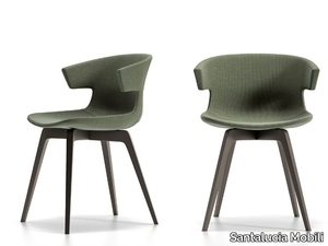 NABUCCO - Fabric chair with armrests _ Santalucia Mobili