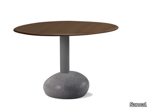 VESPER - Round wooden table _ Sancal