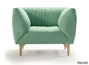 COPLA - Fabric armchair with armrests _ Sancal