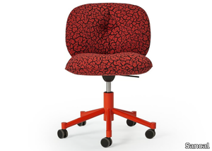 MULLIT - Swivel fabric chair with 5-spoke base _ Sancal