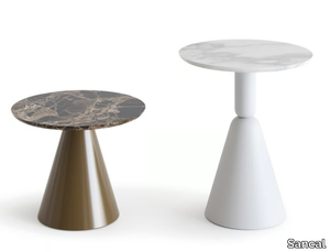 PION PETRA - Round marble coffee table _ Sancal