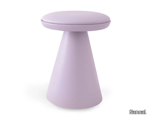 PION - MDF stool with leather seat _ Sancal