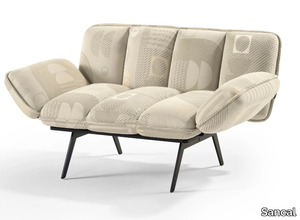 NEXT STOP - Fabric armchair with armrests _ Sancal