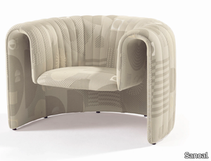 REMNANT - Fabric armchair with armrests _ Sancal