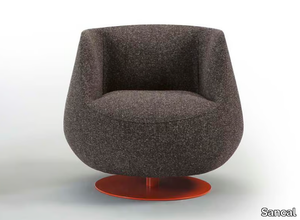 MAGNUM - Trestle-based fabric armchair _ Sancal