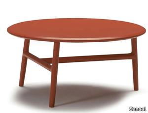 NUDO - Round wooden coffee table _ Sancal