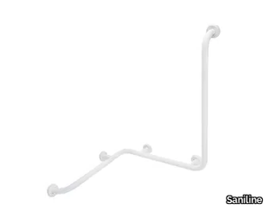 132-I - Fixed L-shaped steel grab bar _ Saniline