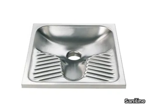 2070 - Stainless steel squat toilet _ Saniline