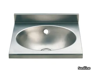 2014 - Oval single stainless steel washbasin _ Saniline