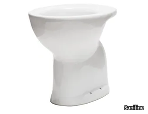 BASIC - Floor mounted Vitreous China bidet _ Saniline