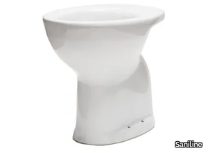 BASIC - Floor mounted Ceramic materials toilet for disabled _ Saniline