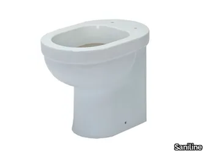 SENIOR 46 - Floor mounted ceramic toilet for disabled _ Saniline