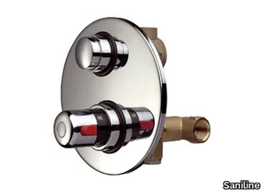 RUTP1404GMTC - Recessed self-closing shower mixer _ Saniline